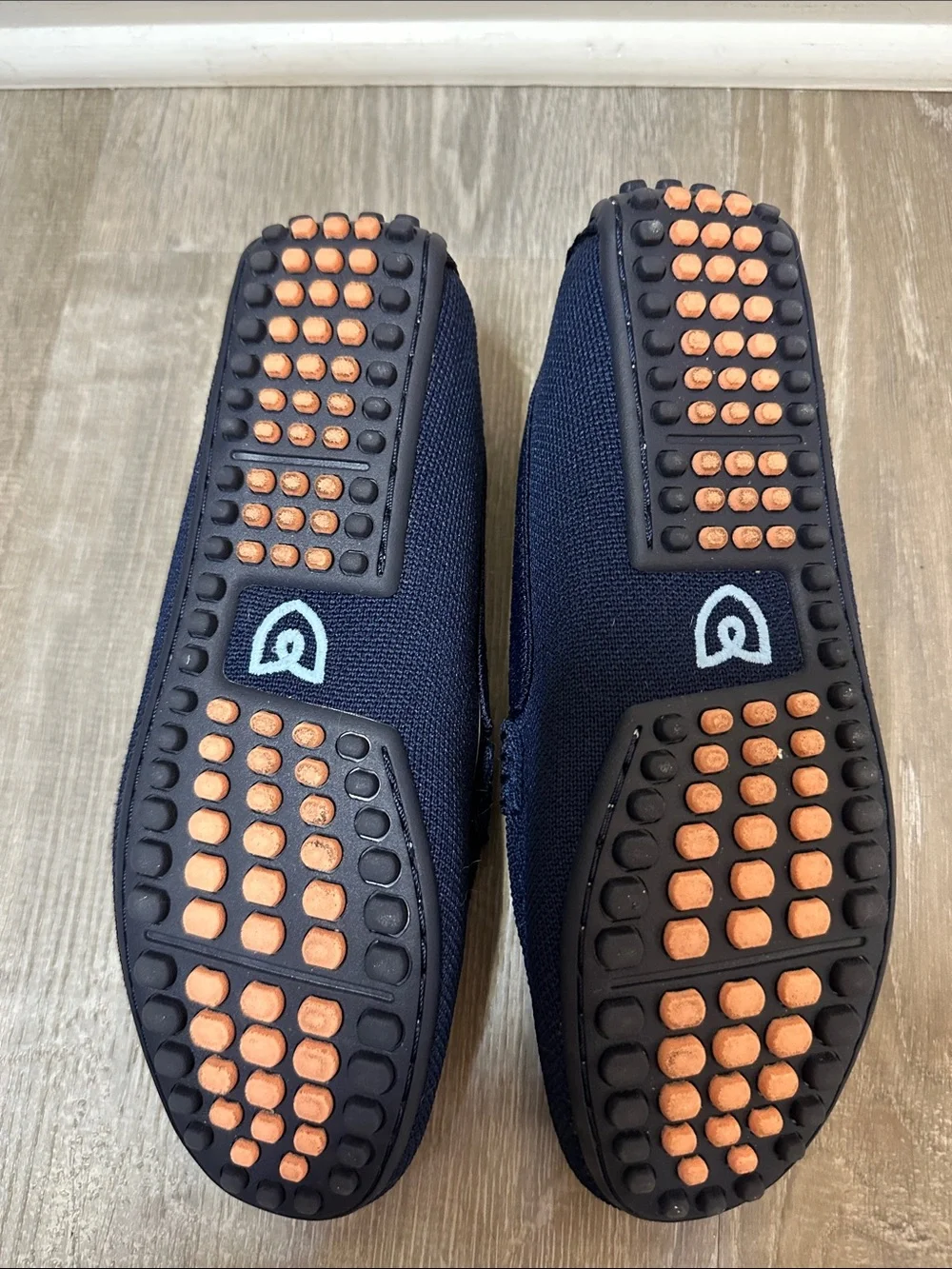 Rothy’s Navy Knit Slip-On Loafers